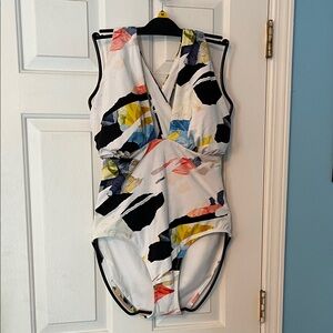Size 12 Calia Multicolor Halter One Piece Swimwear